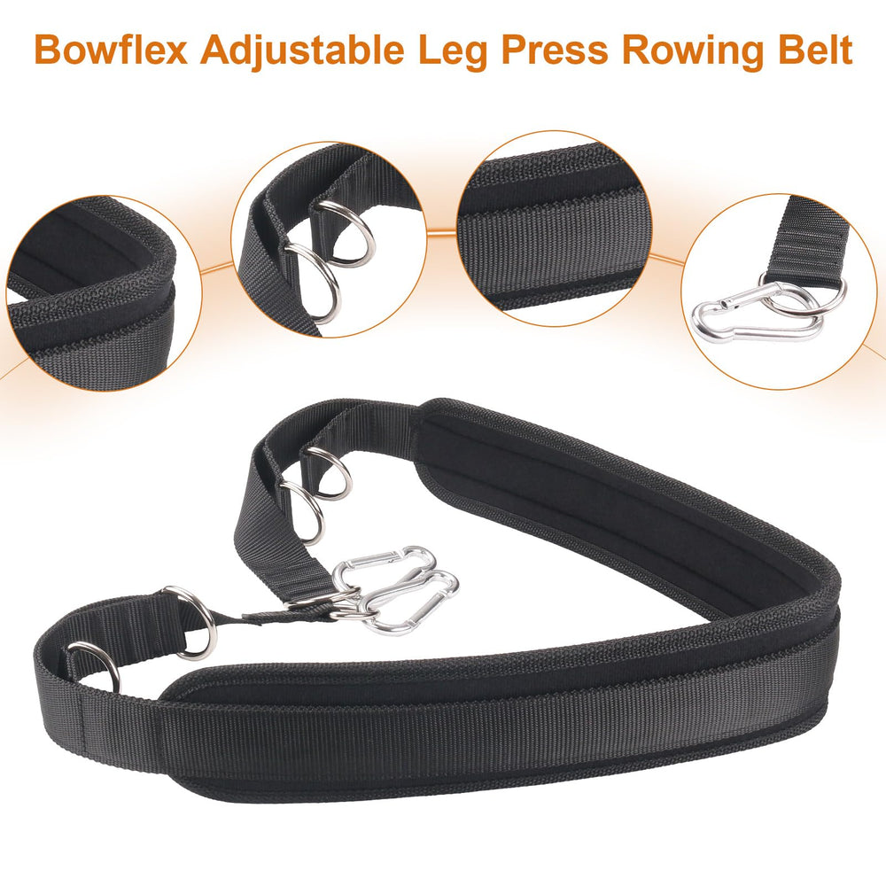AQDD belt attached to Bowflex PR1000 demonstrating easy setup benefit