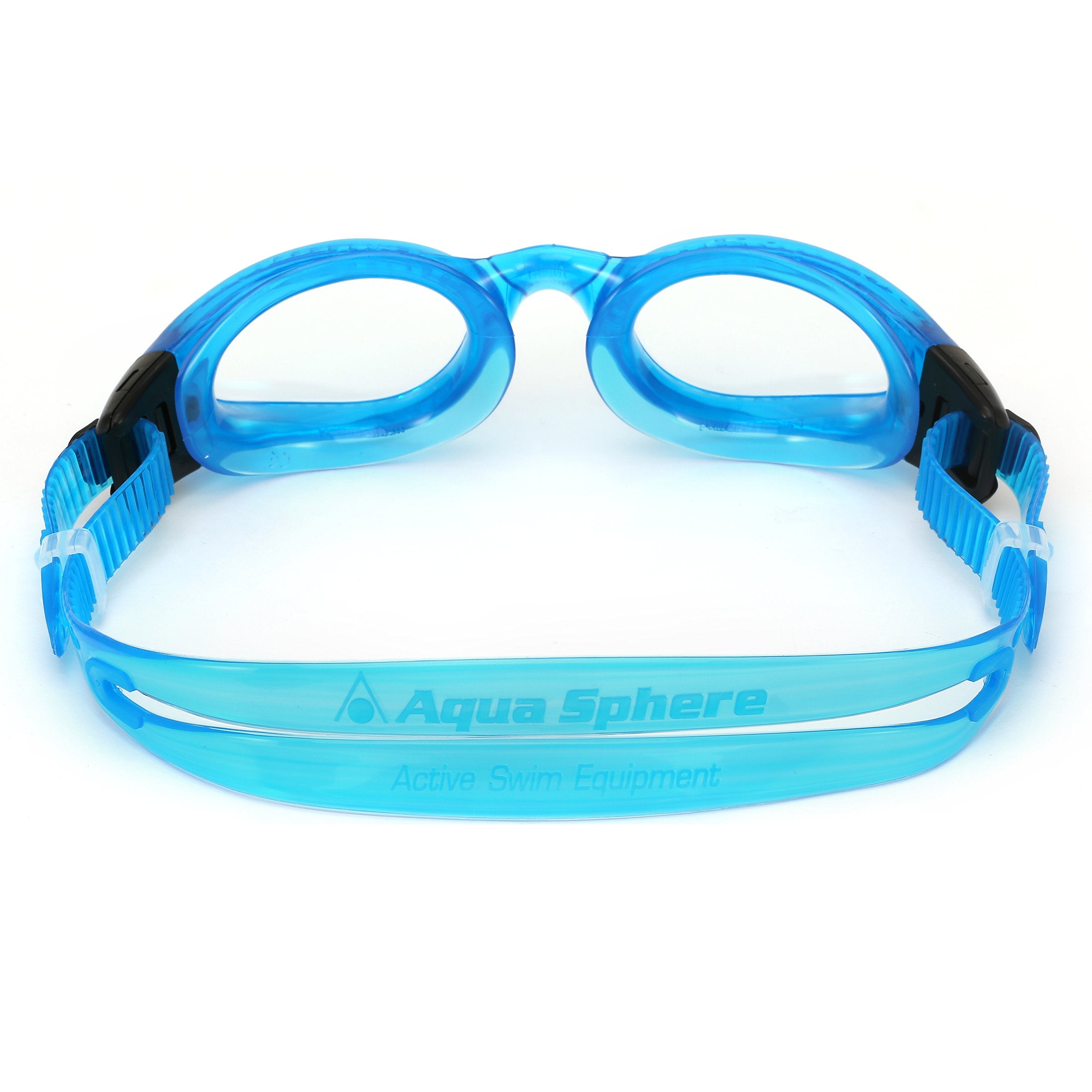 Aqua Sphere Kaiman lens close-up highlighting anti-fog clarity