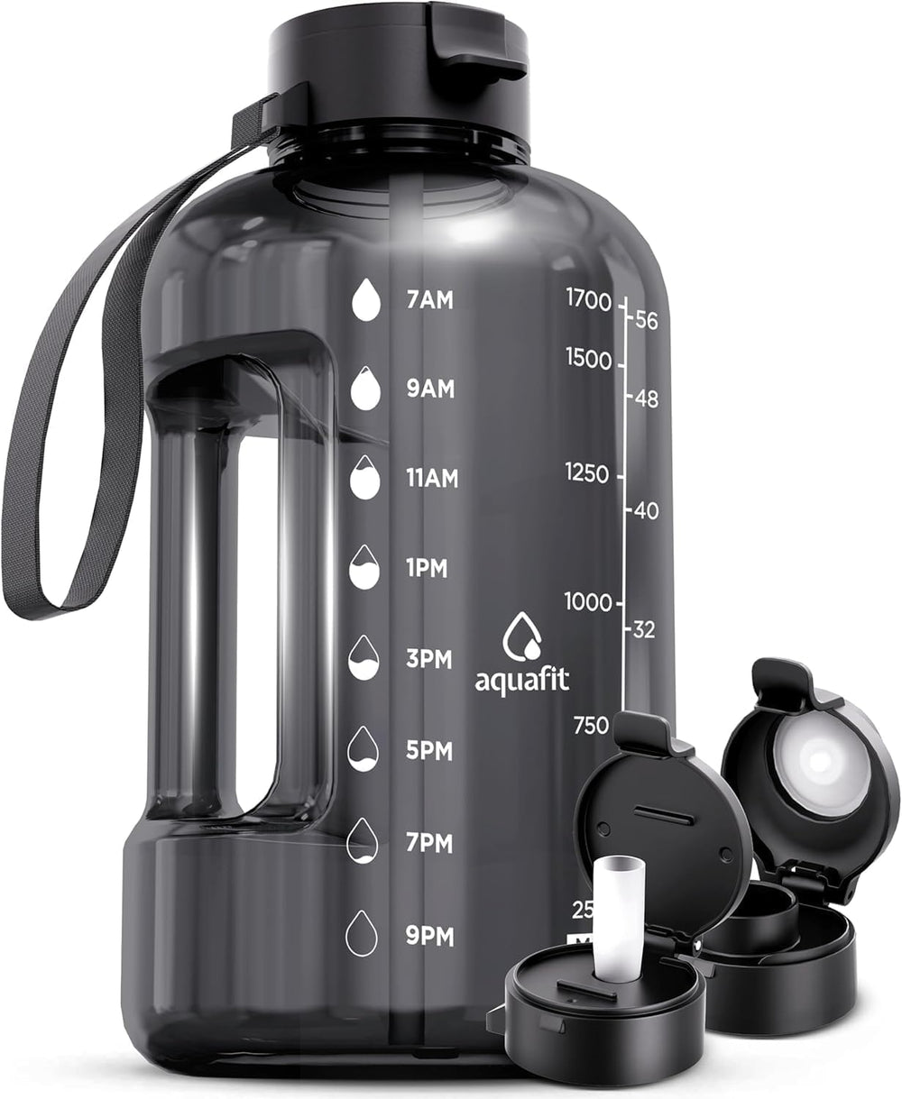 AQUAFIT front view showing time markers for easy hydration tracking