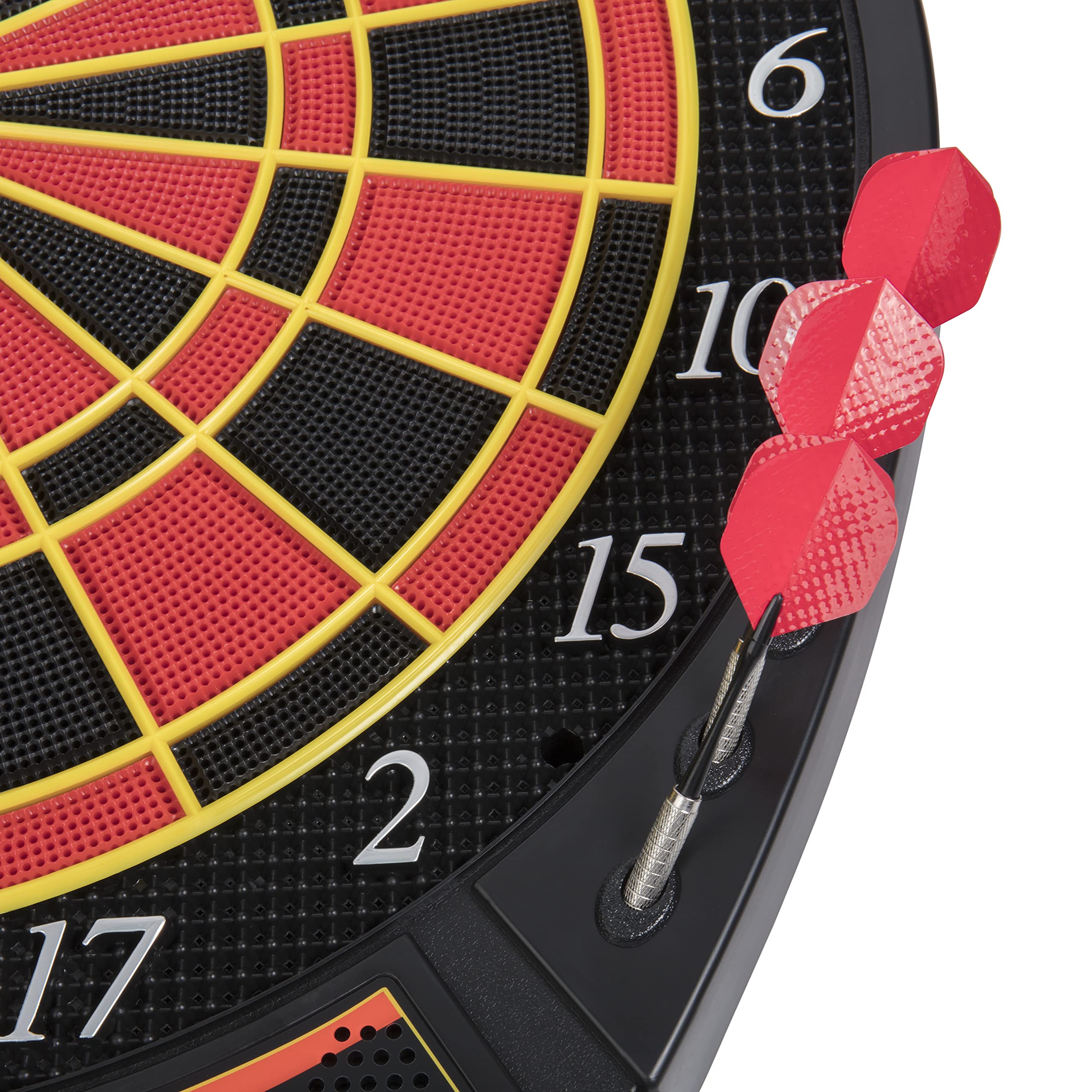 Arachnid Voyager close-up of target segments demonstrating accurate scoring