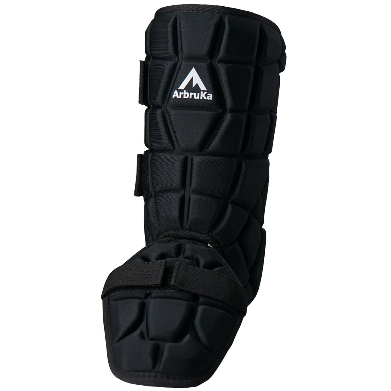 ArbruKa next to baseball cleat for scale showing lightweight compact size