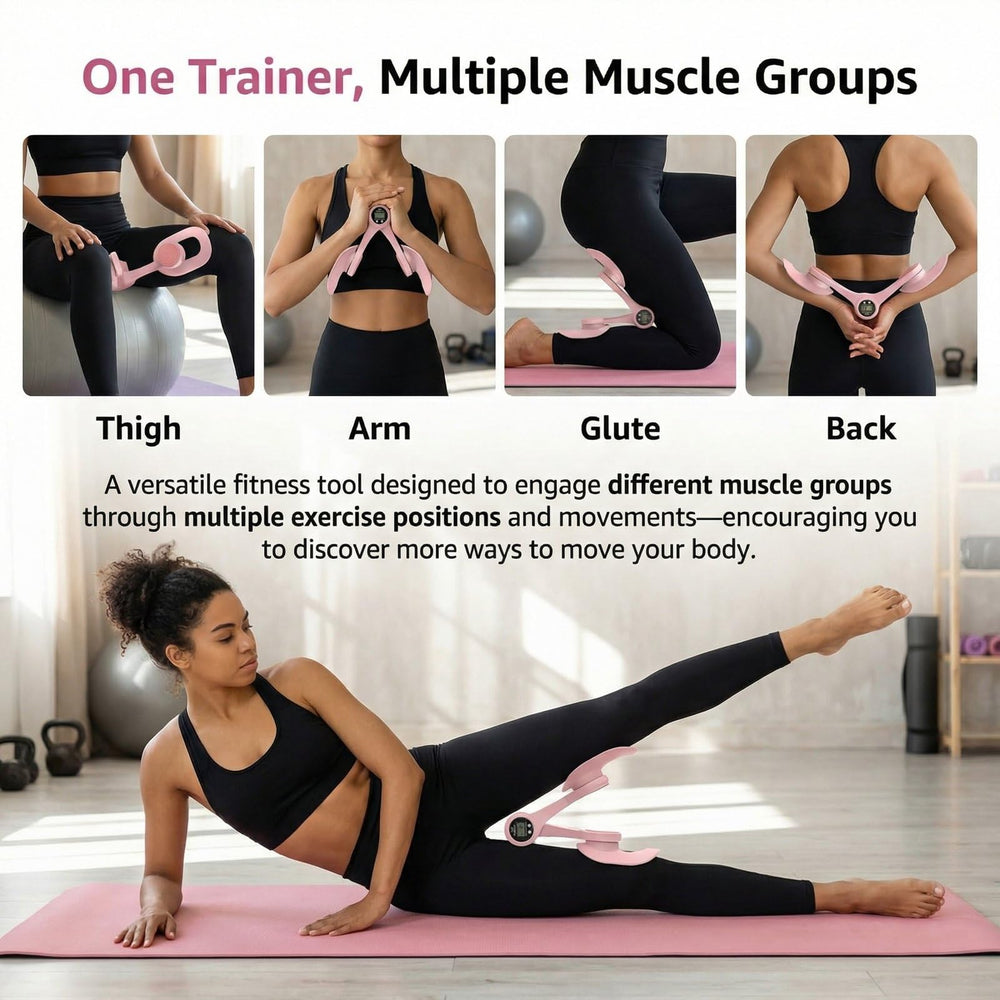 arcopik thigh trainer 360° hinge detail enabling multi-angle muscle targeting