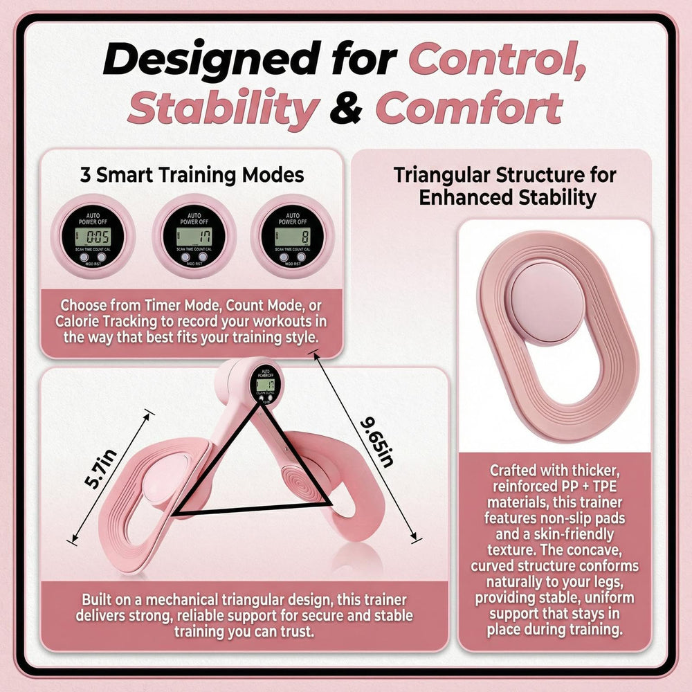 arcopik thigh trainer silicone pad close-up for comfortable non-slip pressing