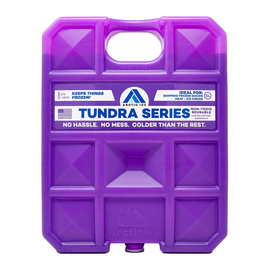 Arctic Ice Tundra Series front view showing size and durable shell protecting contents