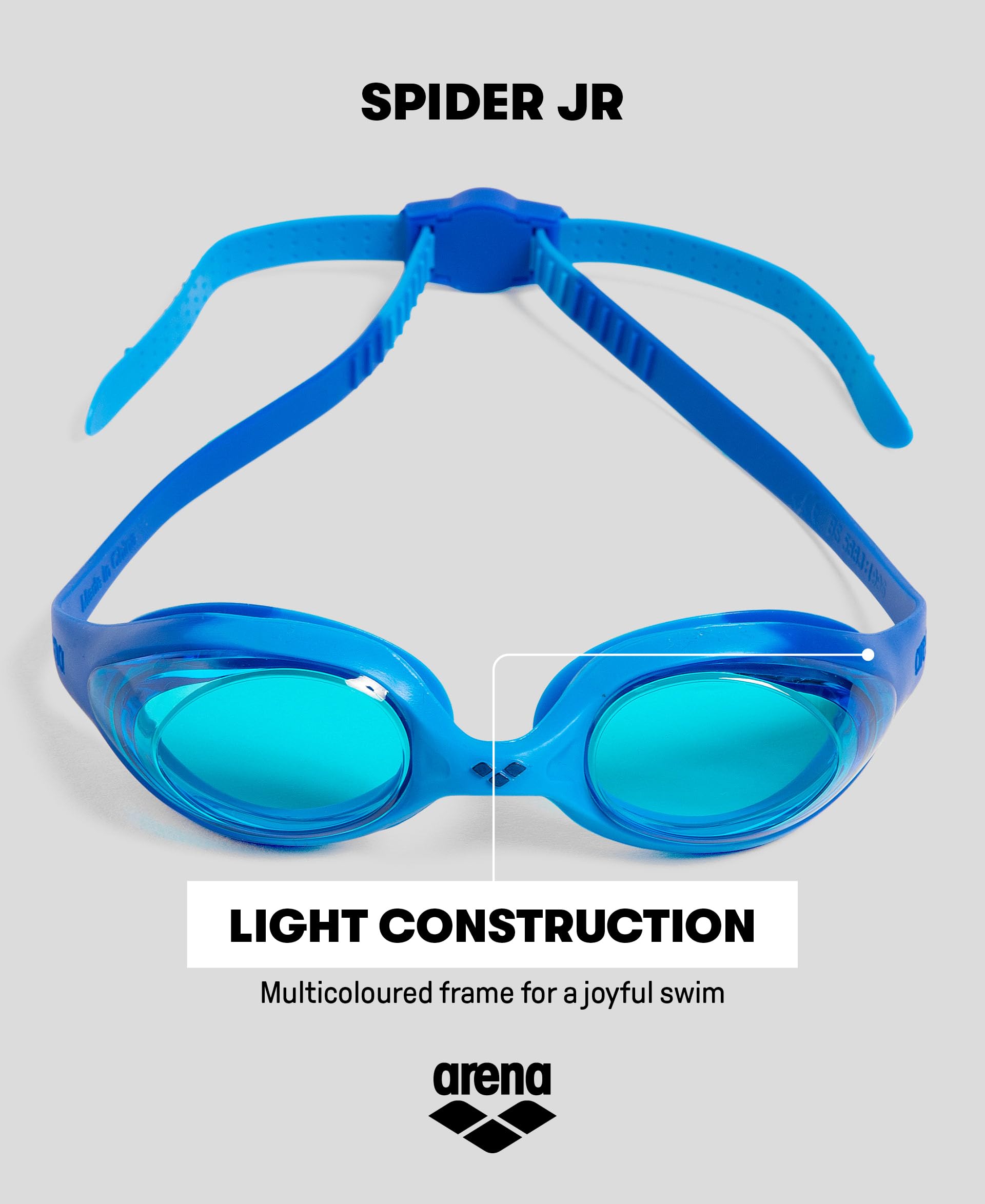 ARENA junior spider mirrored lens detail reducing glare for clearer vision