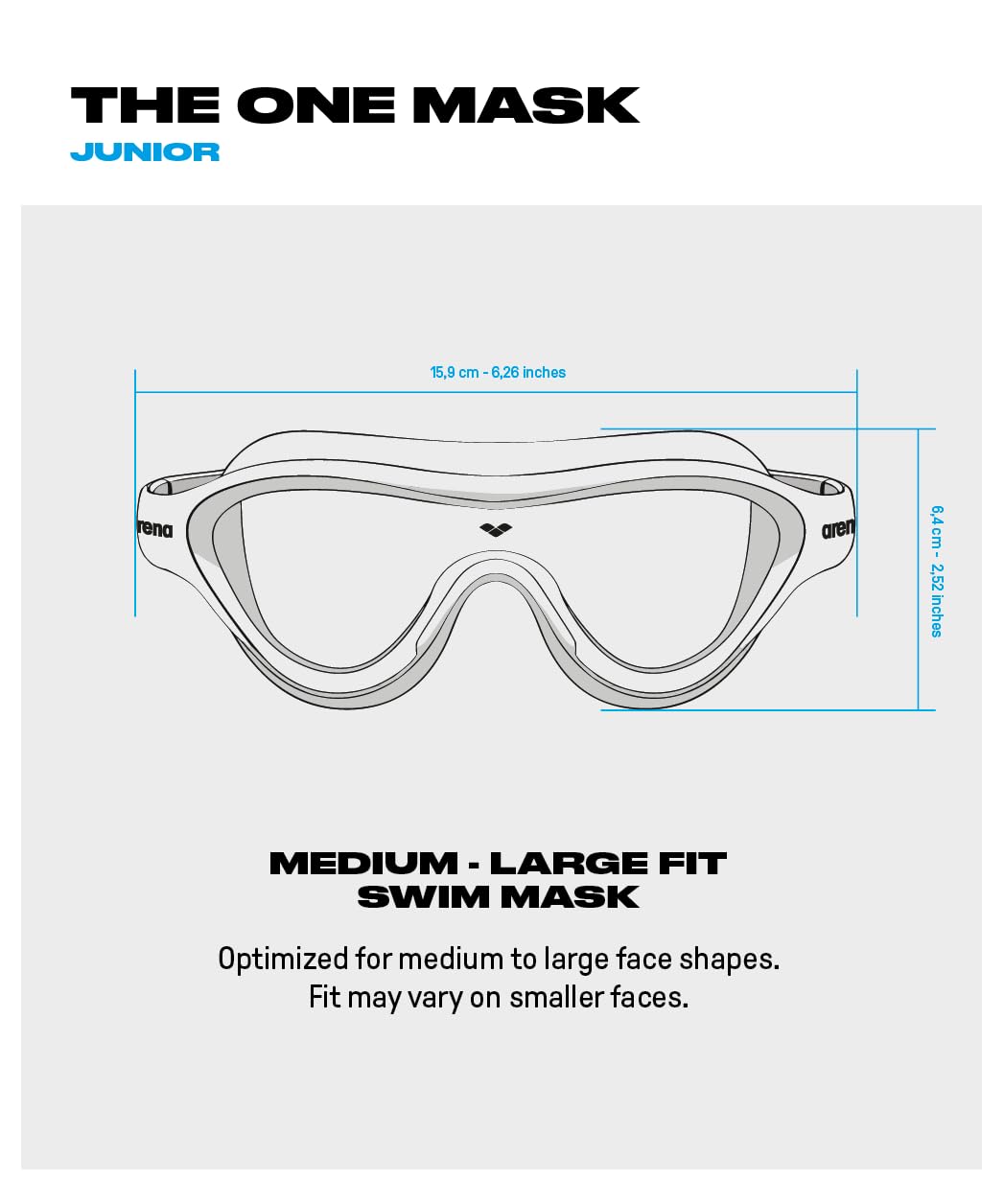ARENA split strap adjustment image highlighting secure comfortable fit