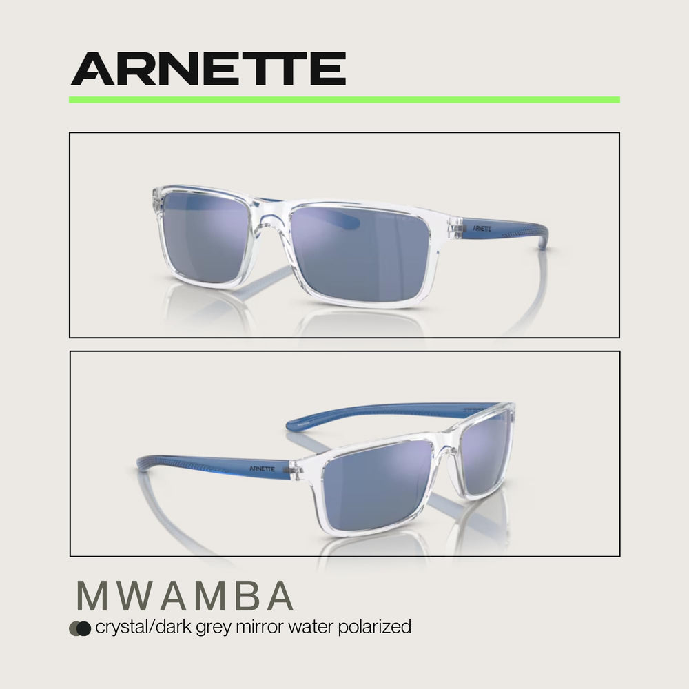 ARNETTE Mwamba worn on a boat showing polarized protection benefit for water visibility