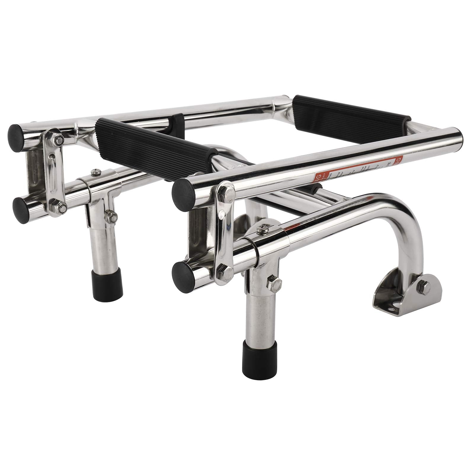 Artilife ladder on pontoon lifestyle image showing practical onboard use