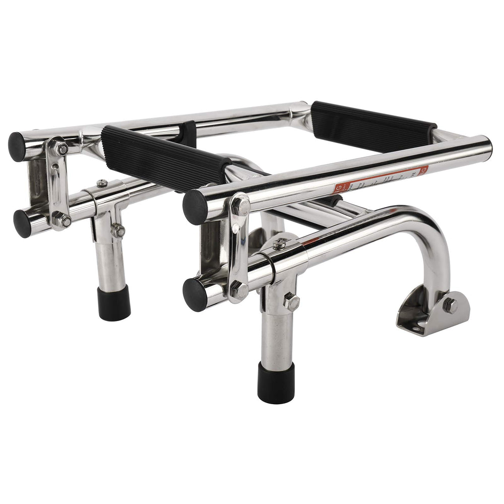Artilife ladder on pontoon lifestyle image showing practical onboard use