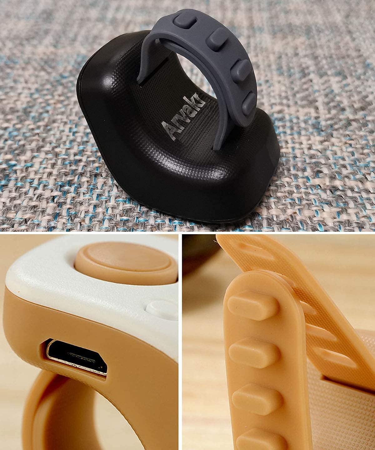 Arvakr adjustable silicone ring detail demonstrating secure fit and comfortable wear