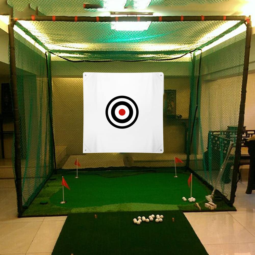 ASENVER target cloth in backyard practice setting showing training convenience benefit