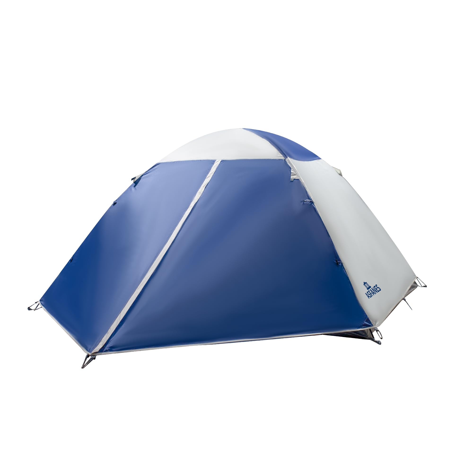 ASFANES front view of tent showing full setup and weather protection benefit