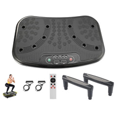 Aspect Living front view of vibration plate showing compact design and stability benefit