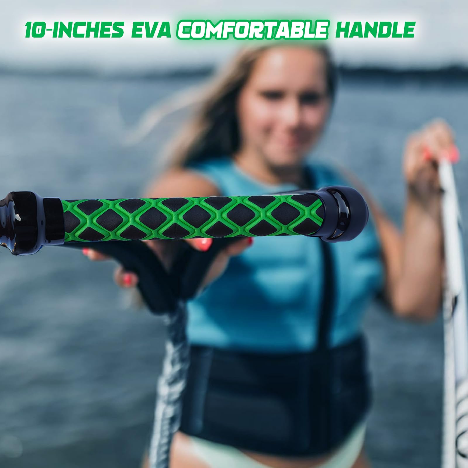 ASVAEVAS foam float detail keeping rope buoyant and easy to retrieve