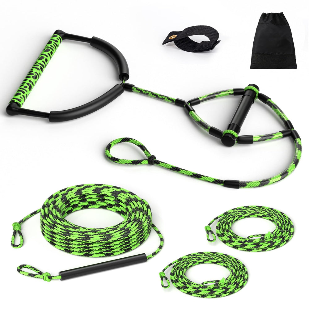 ASVAEVAS front view showing packaged 75ft rope and handle, ready to use