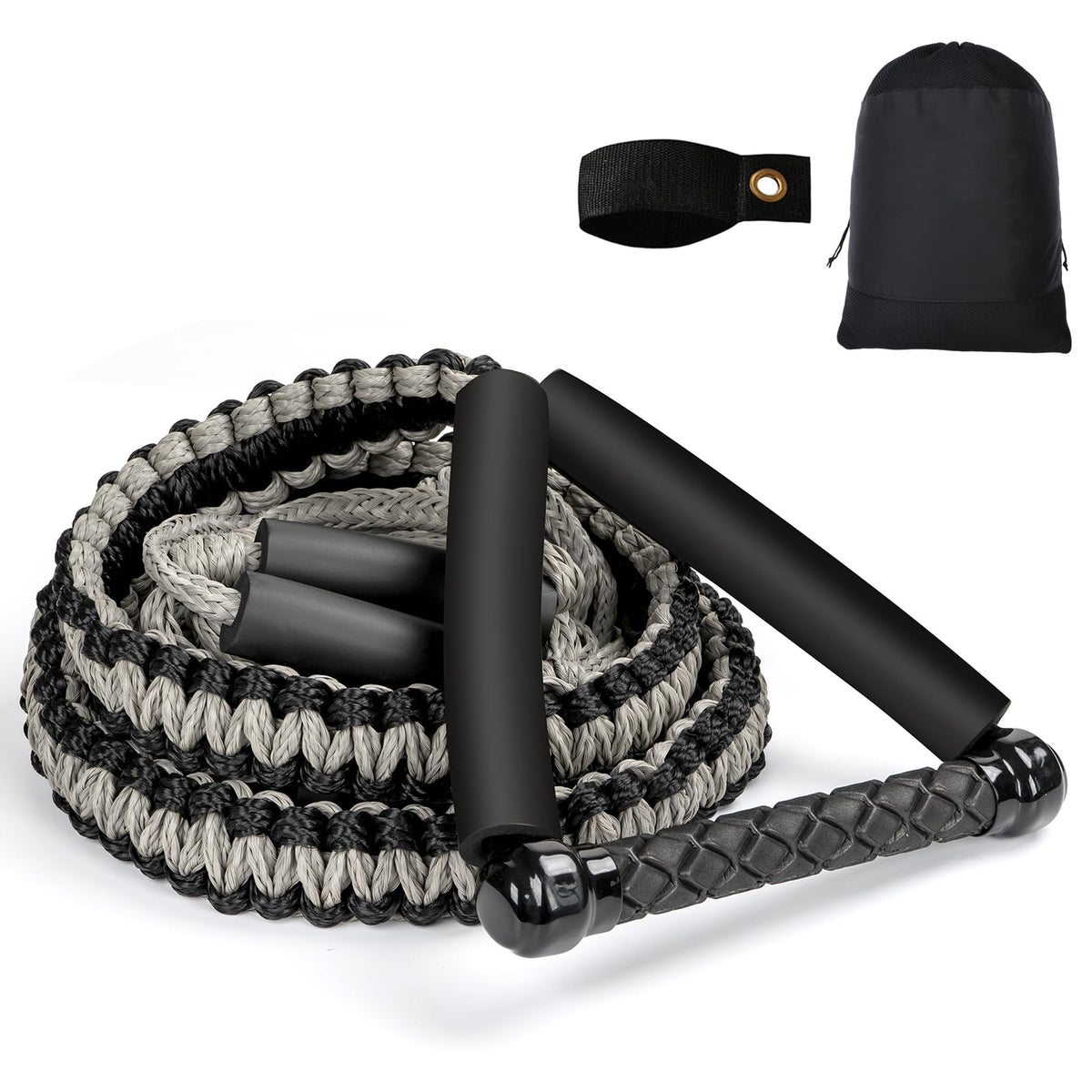 ASVAEVAS front view of rope and handle showing kit and benefits
