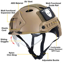 ATAIRSOFT side profile highlighting accessory rail for attachments