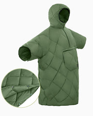 ATEPA hooded close-up displaying hood and collar for wind protection