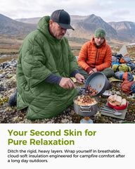 ATEPA quilting and insulation detail illustrating lightweight warmth and durability