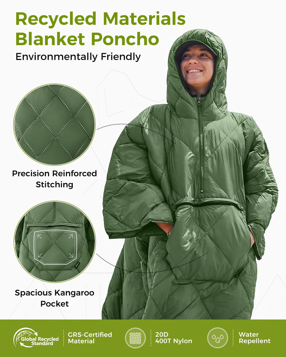 ATEPA pocket used as pillow for travel convenience and head support