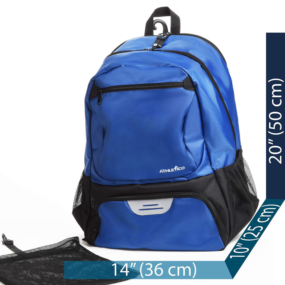 Athletico adjustable shoulder straps providing comfortable carry support