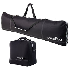 Athletico front view of padded snowboard sleeve showing protective coverage
