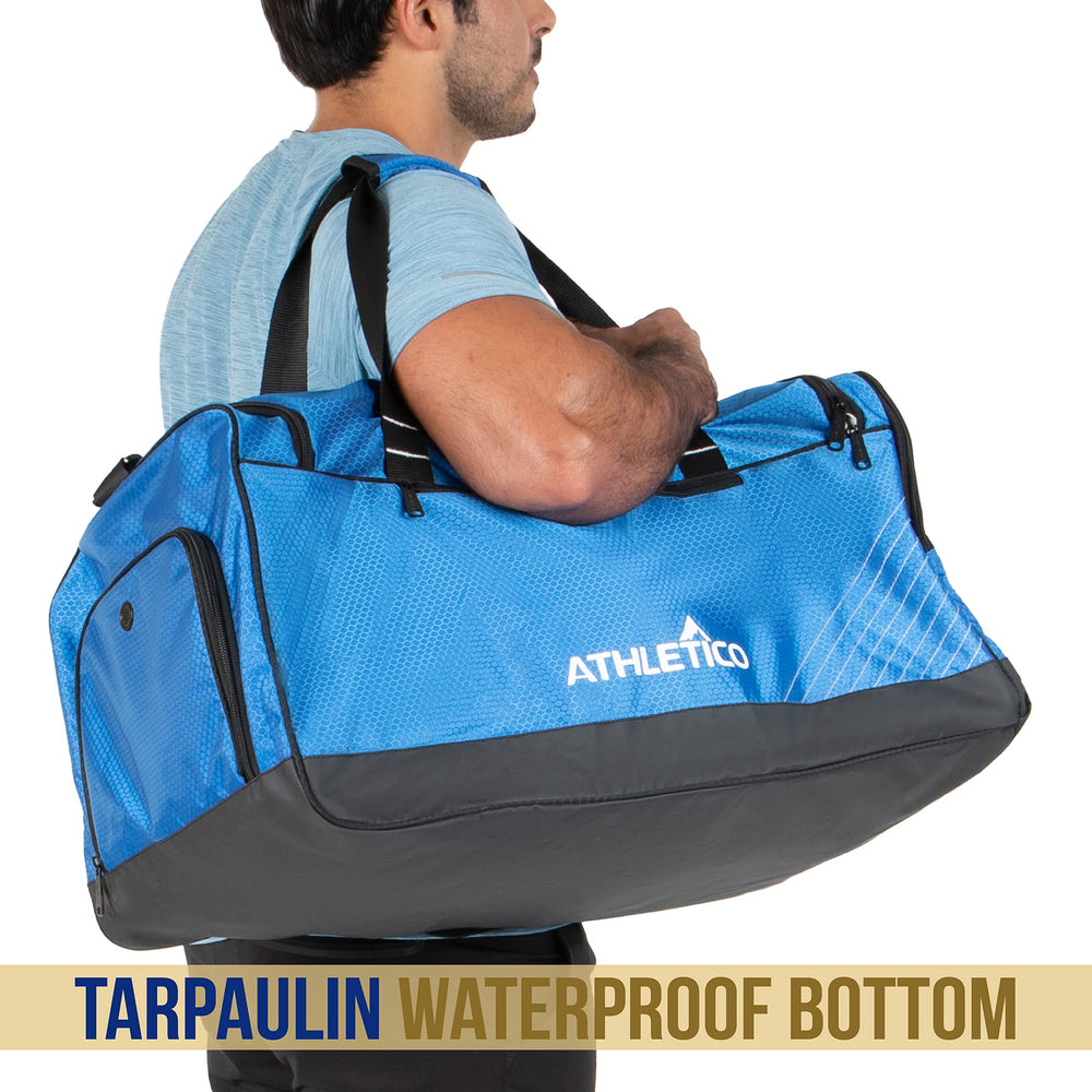 Athletico side pocket detail with phone and bottle access for quick retrieval