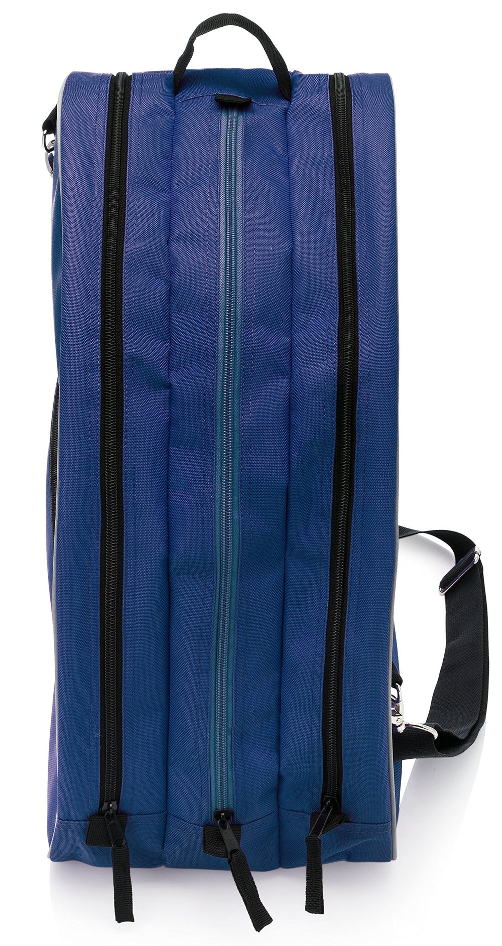 Athletico bag beside a rink bench with gear stacked benefit: ready-to-go transportability
