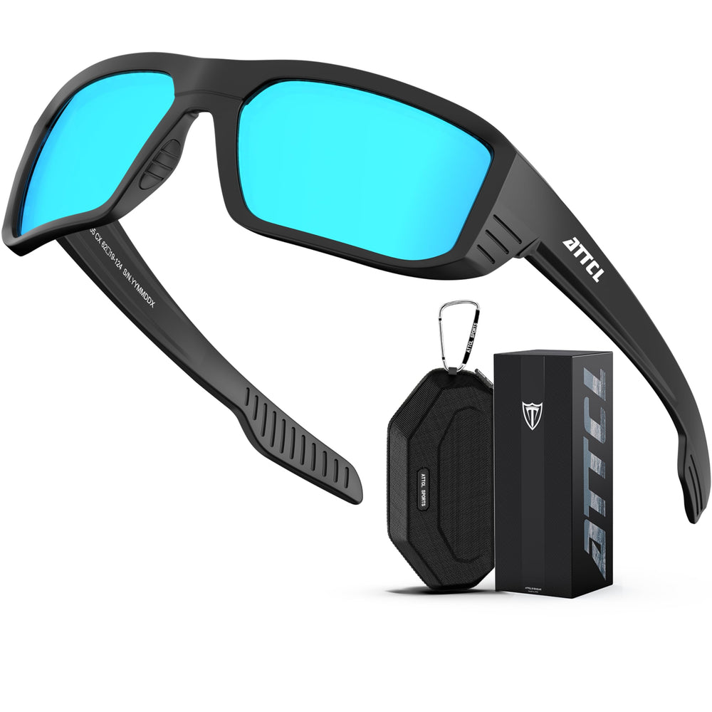 ATTCL front view of wraparound TR90 frame showing secure fit and comfort