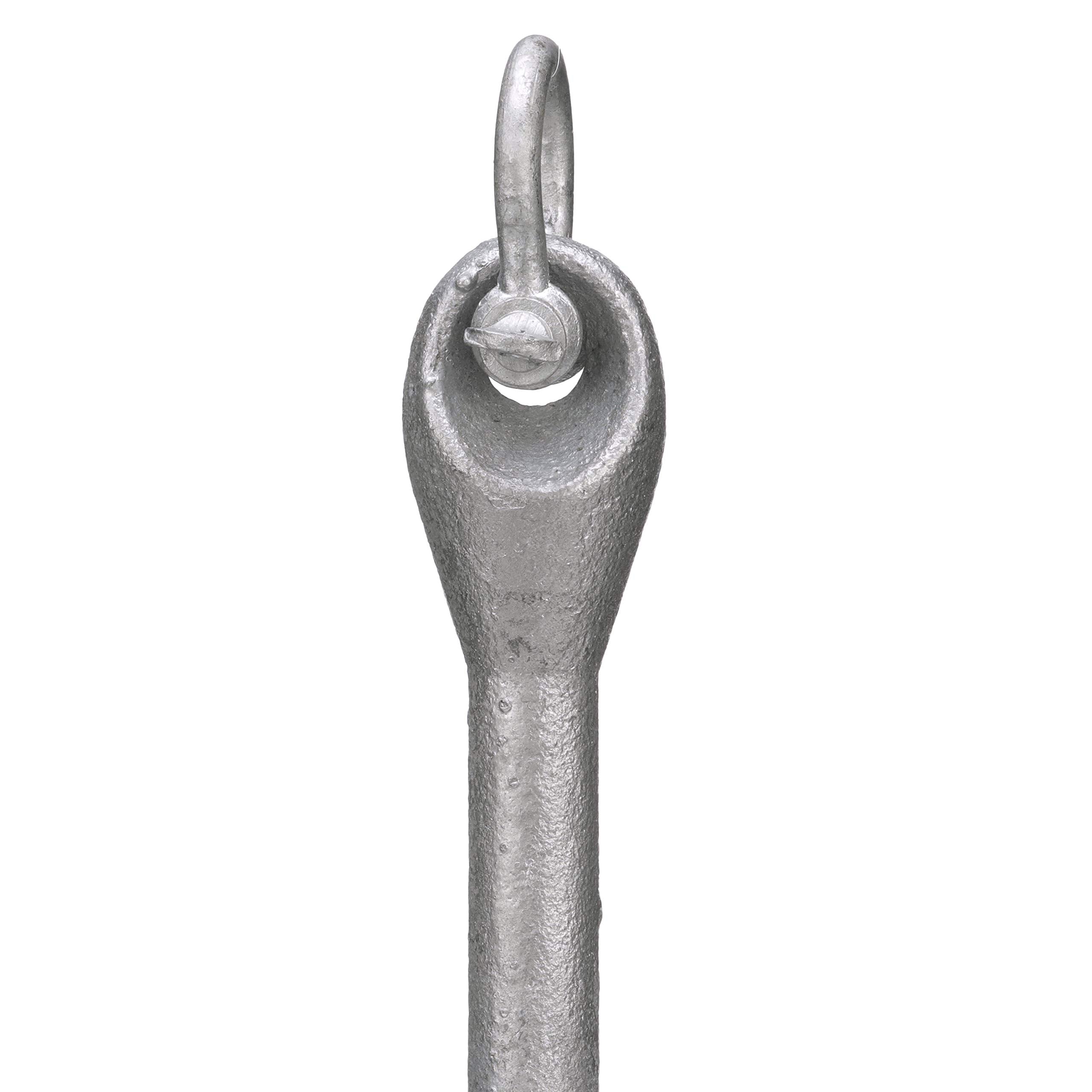 attwood anchor deployed from small boat showing secure temporary hold
