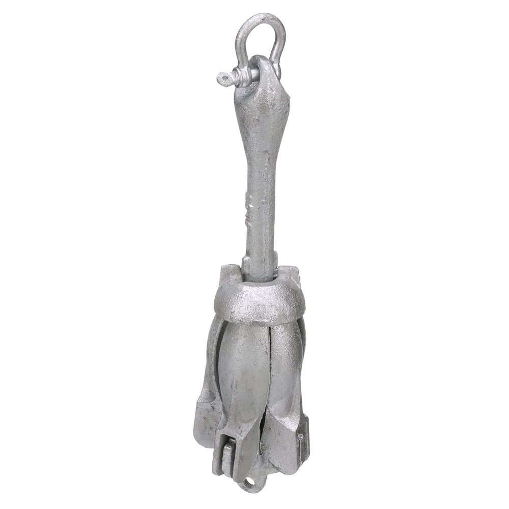 attwood flukes hooked into rocky bottom demonstrating reliable grip