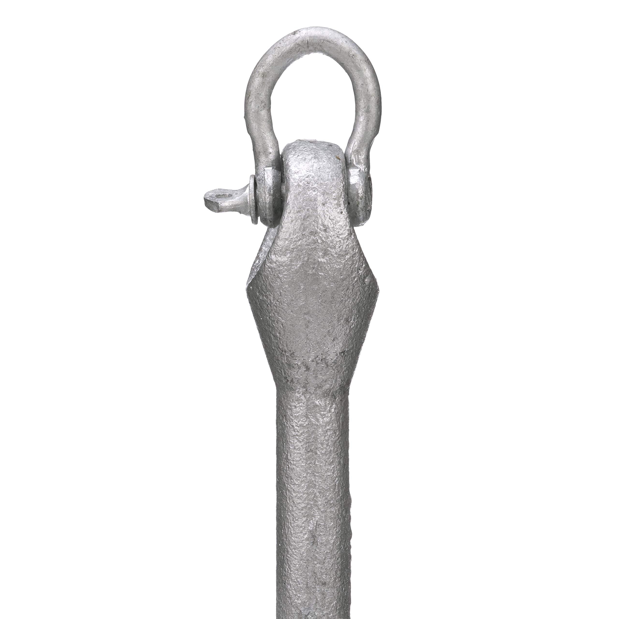 attwood anchor beside water bottle for size comparison and portability