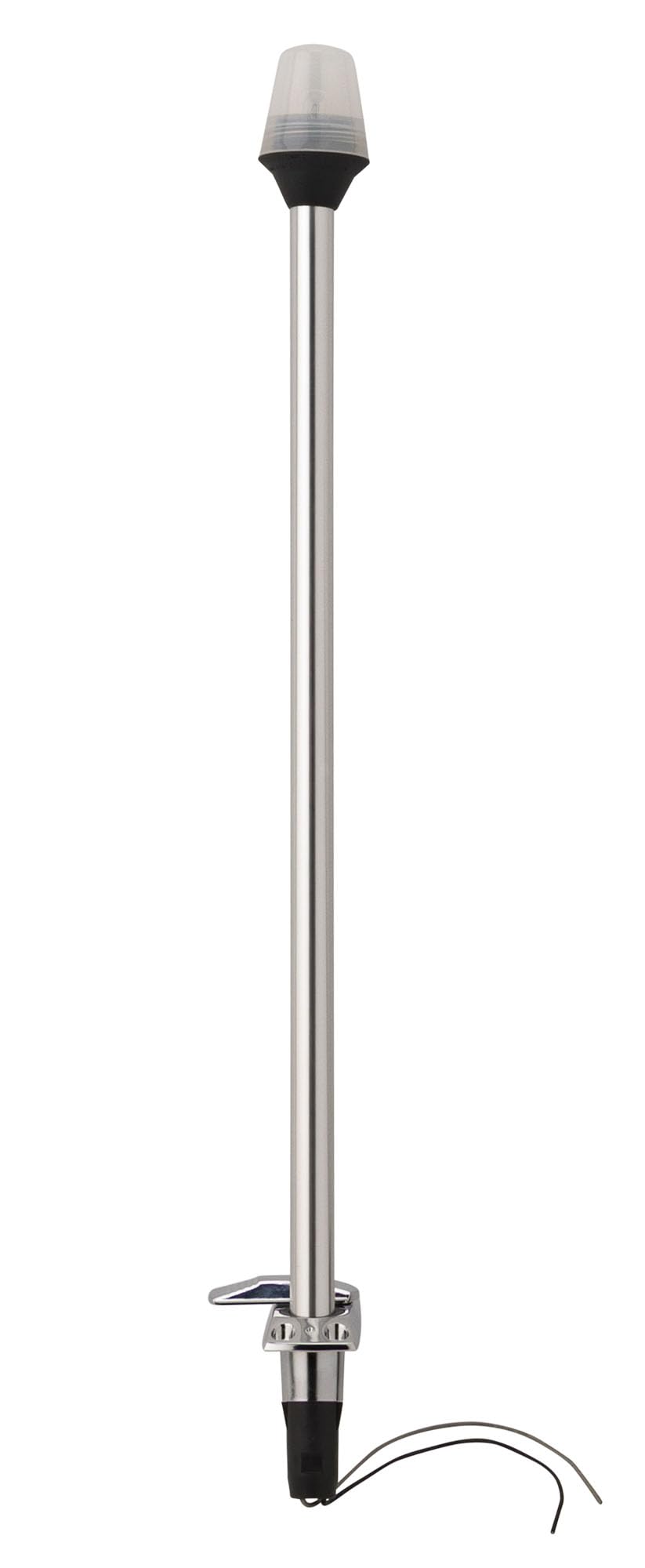 attwood front view of stowaway light showing complete unit and benefit of compact design