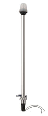 attwood front view of stowaway light showing complete unit and benefit of compact design
