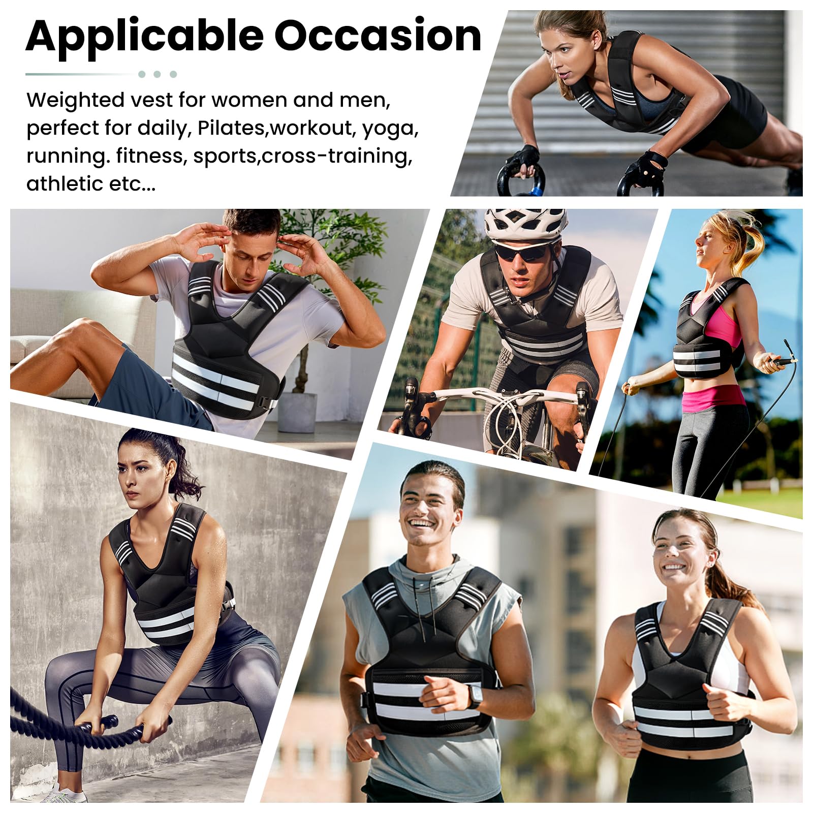 Atybo runner wearing vest outdoors for added calorie burn