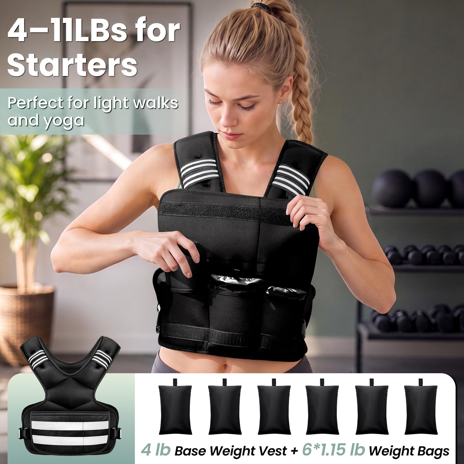 Atybo sandbag insertion point showing easy weight adjustment