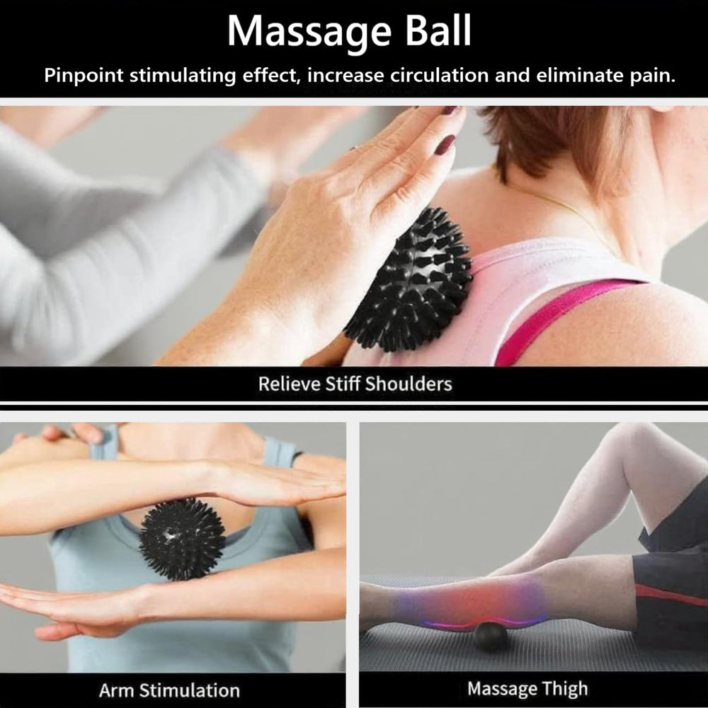 Aucuu yoga stick in hand demonstrating targeted muscle pressure