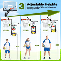 AugFir height adjustment settings demonstrating three positions for varied player heights