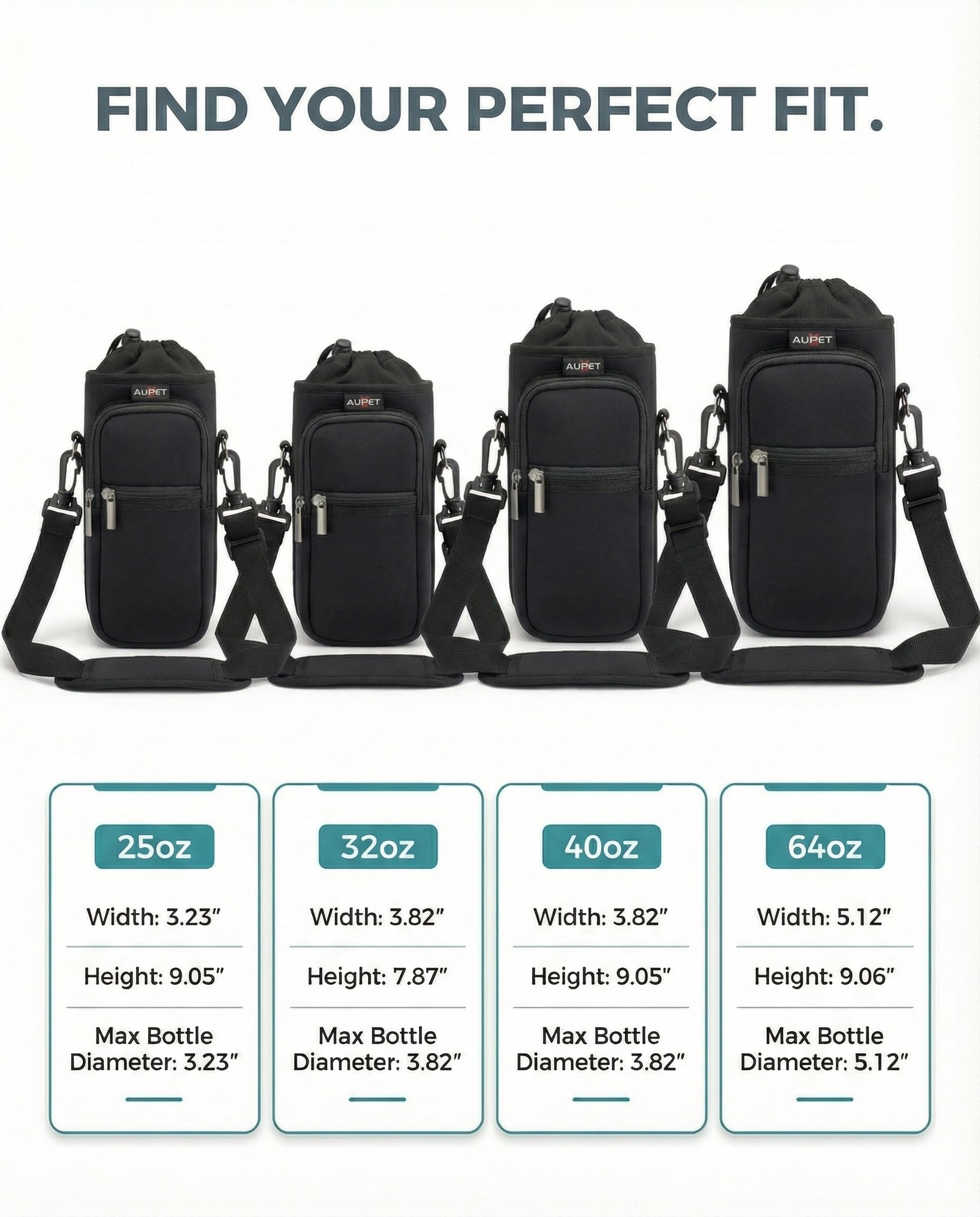 AUPET on a hiker wearing the sling for hands-free hydration