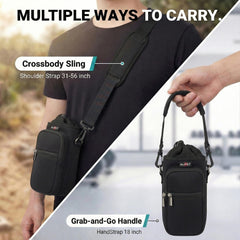 AUPET top zipper and carry handle for quick grab-and-go