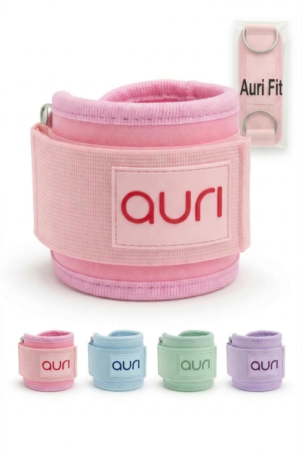 Auri Fit ankle strap front view showing sleek design and secure fit