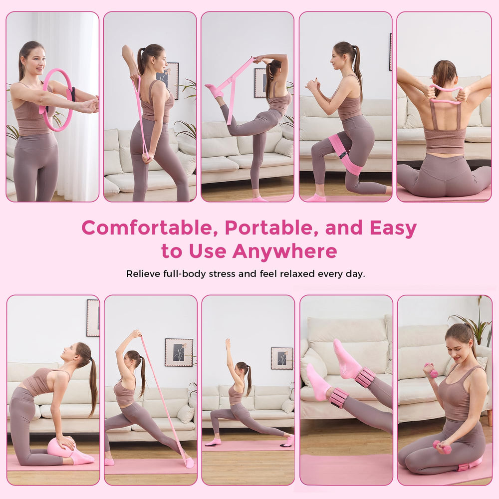 AuroraSynth wrist and ankle weights with dumbbells for adding measurable resistance