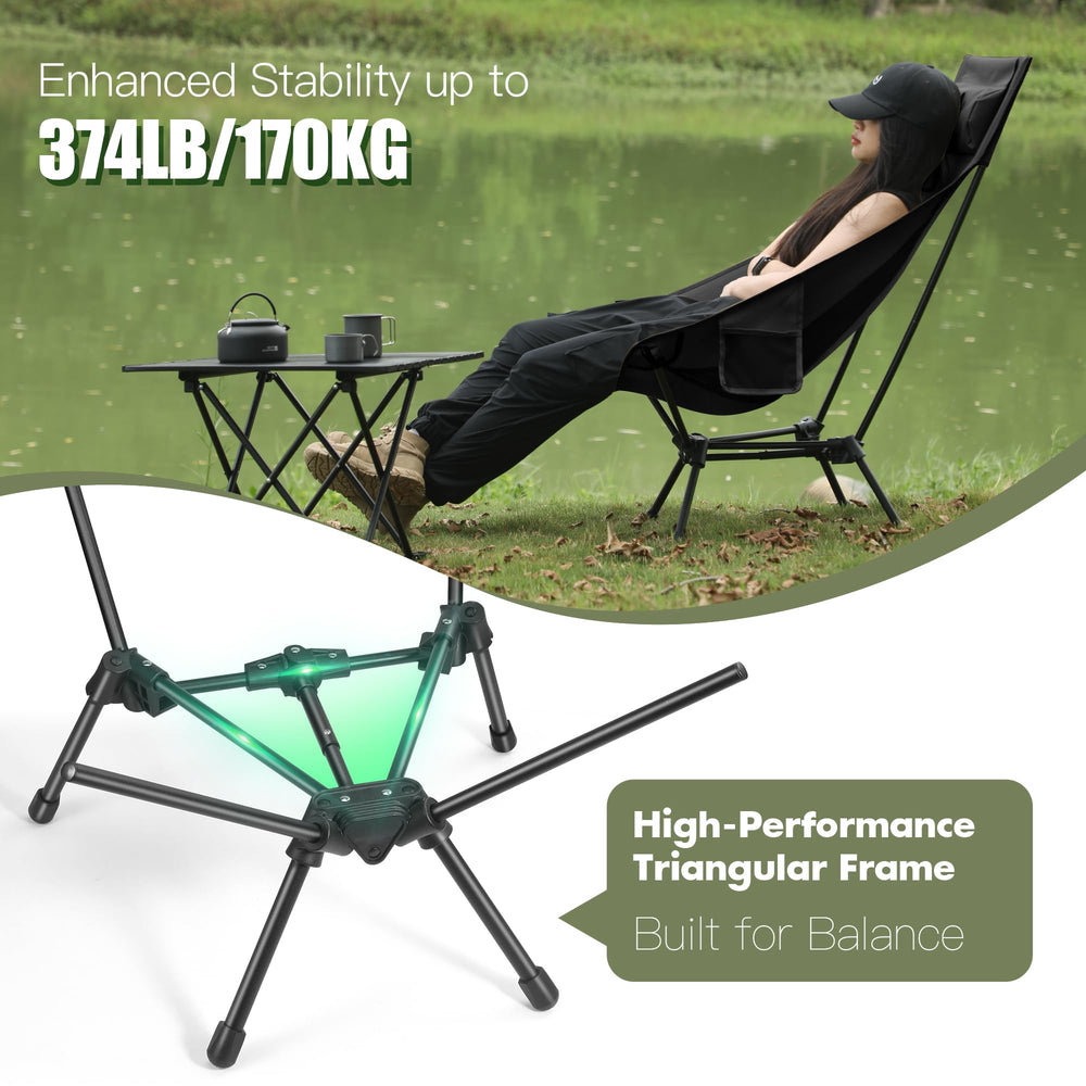 AuroraTrail cup holder and side pocket keeping drink and phone secure and handy
