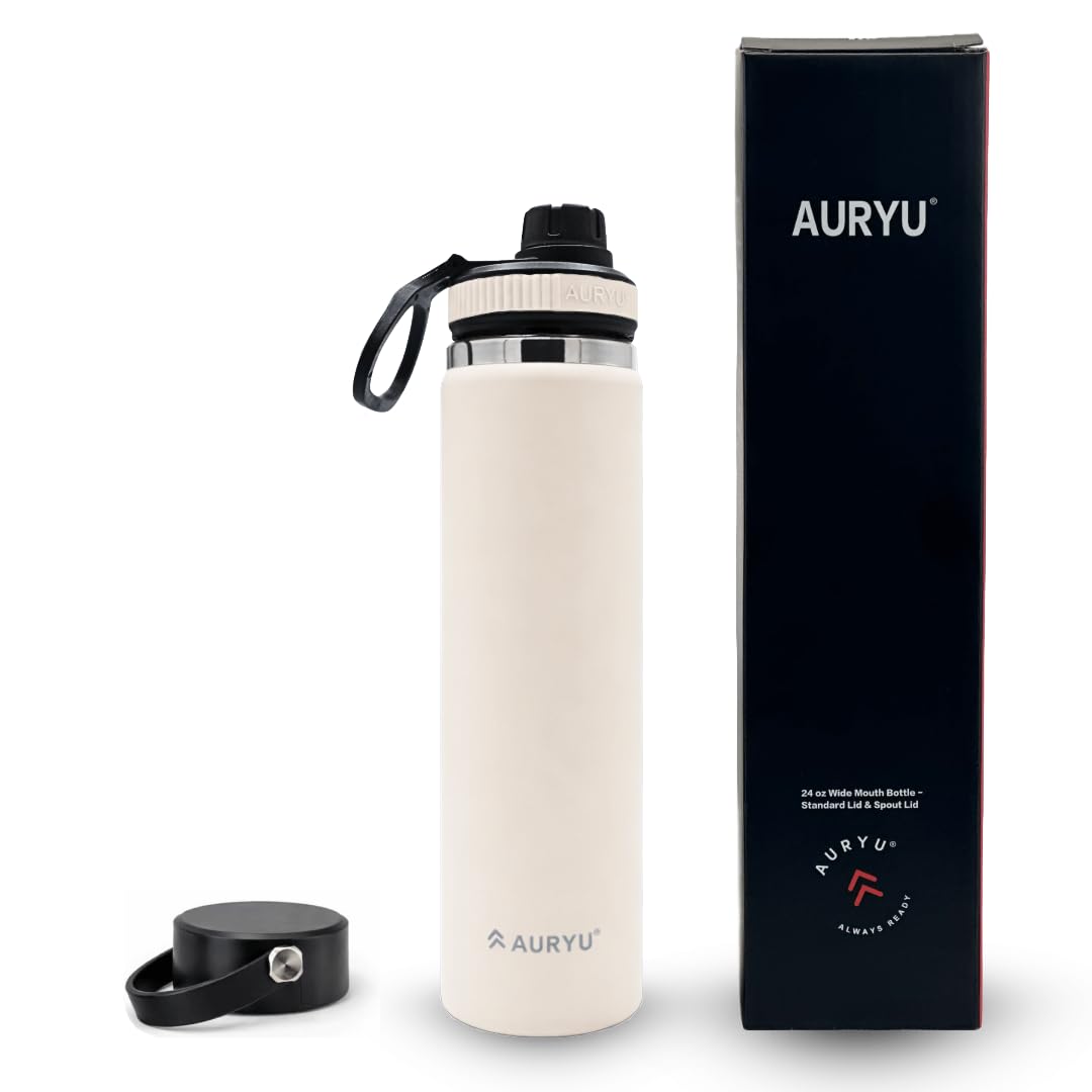 Auryu Oat wide-mouth close-up showing easy ice loading and effortless cleaning benefit