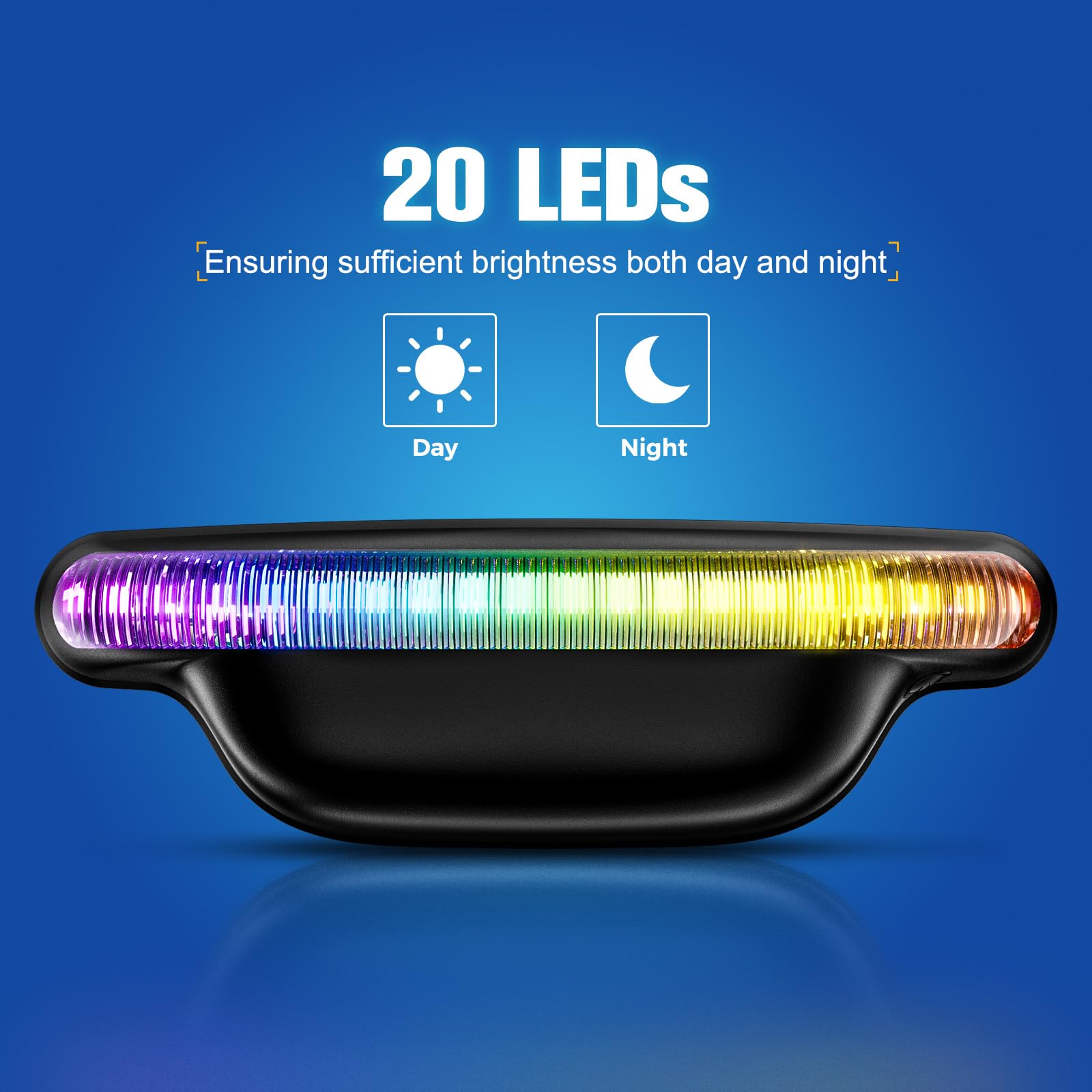 Autolizer H2 closeup of LED array showing bright high‑intensity lights