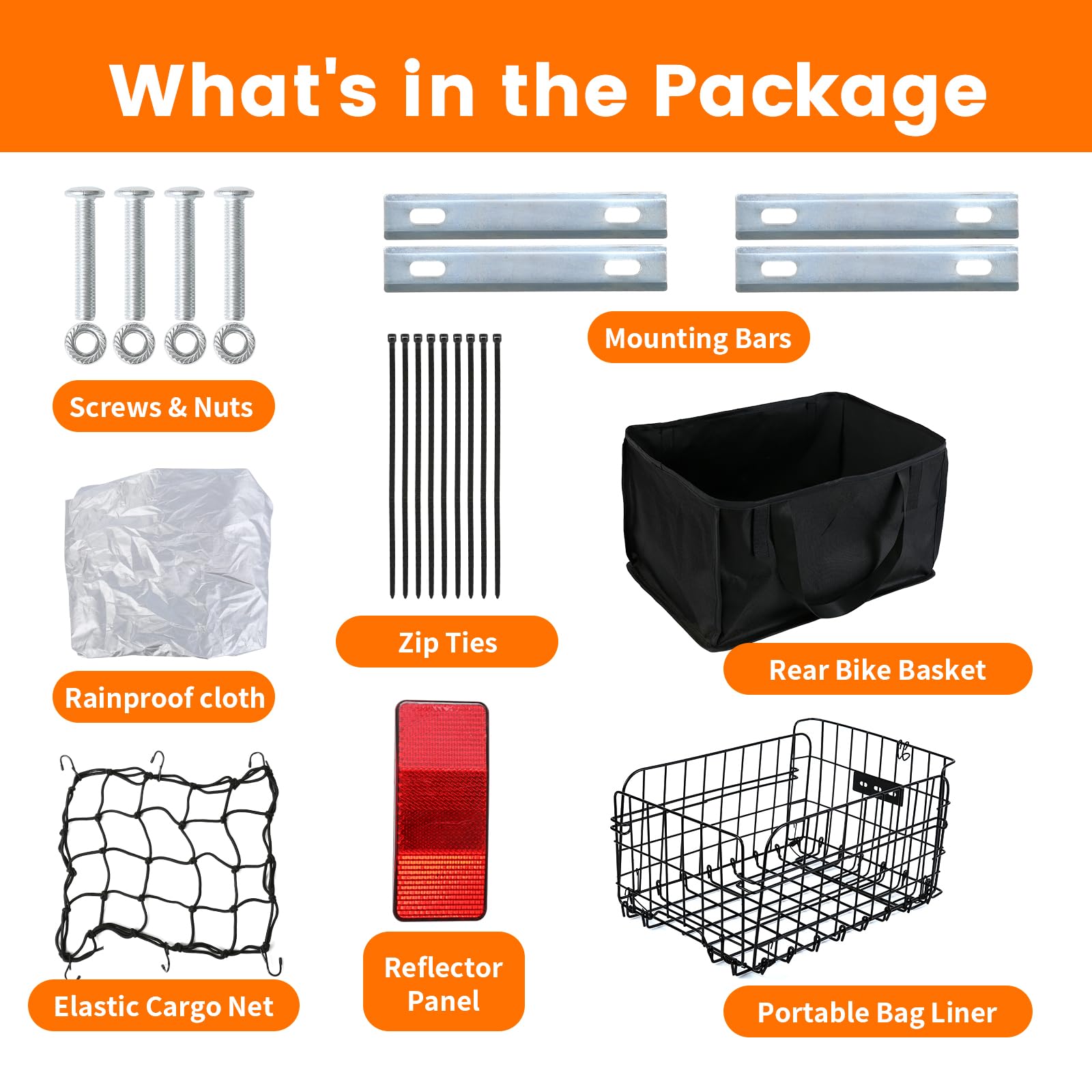 Auwey waterproof cover over basket protecting contents from rain benefit