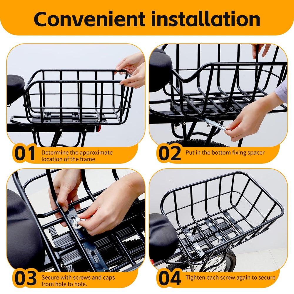 Auwey cargo net stretched over items keeping belongings secure on rides