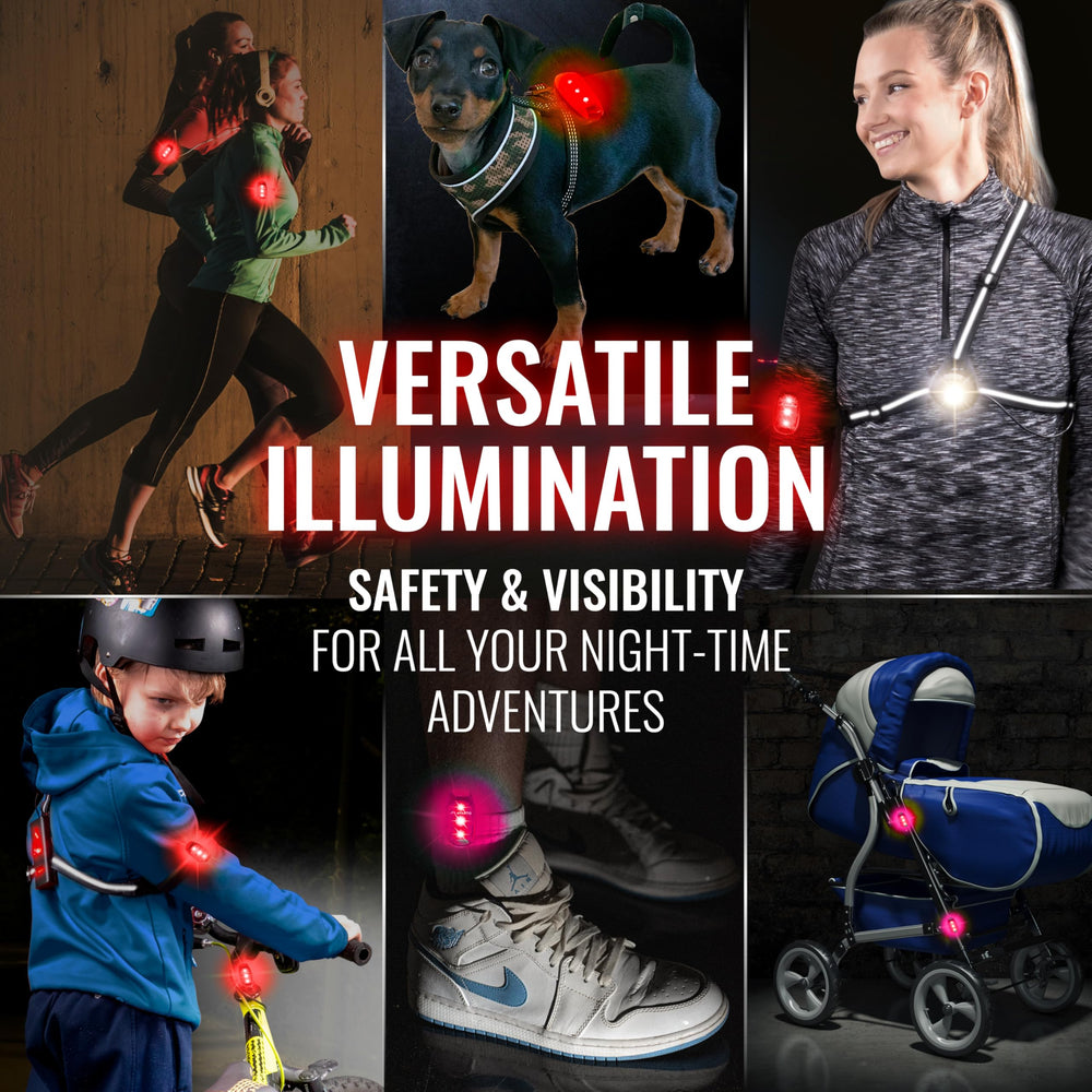 Avanto worn by night runner demonstrating hands-free illumination