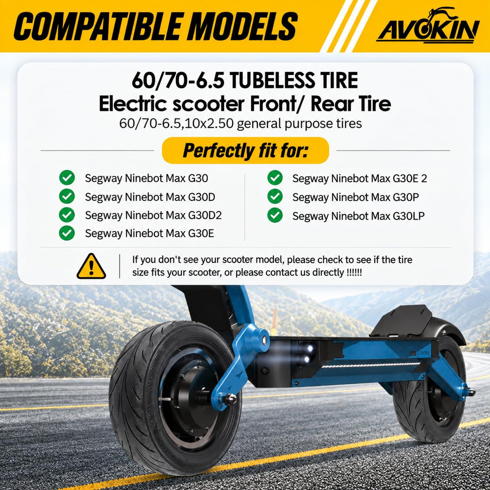 AVOKIN sidewall markings visible for size verification and durability
