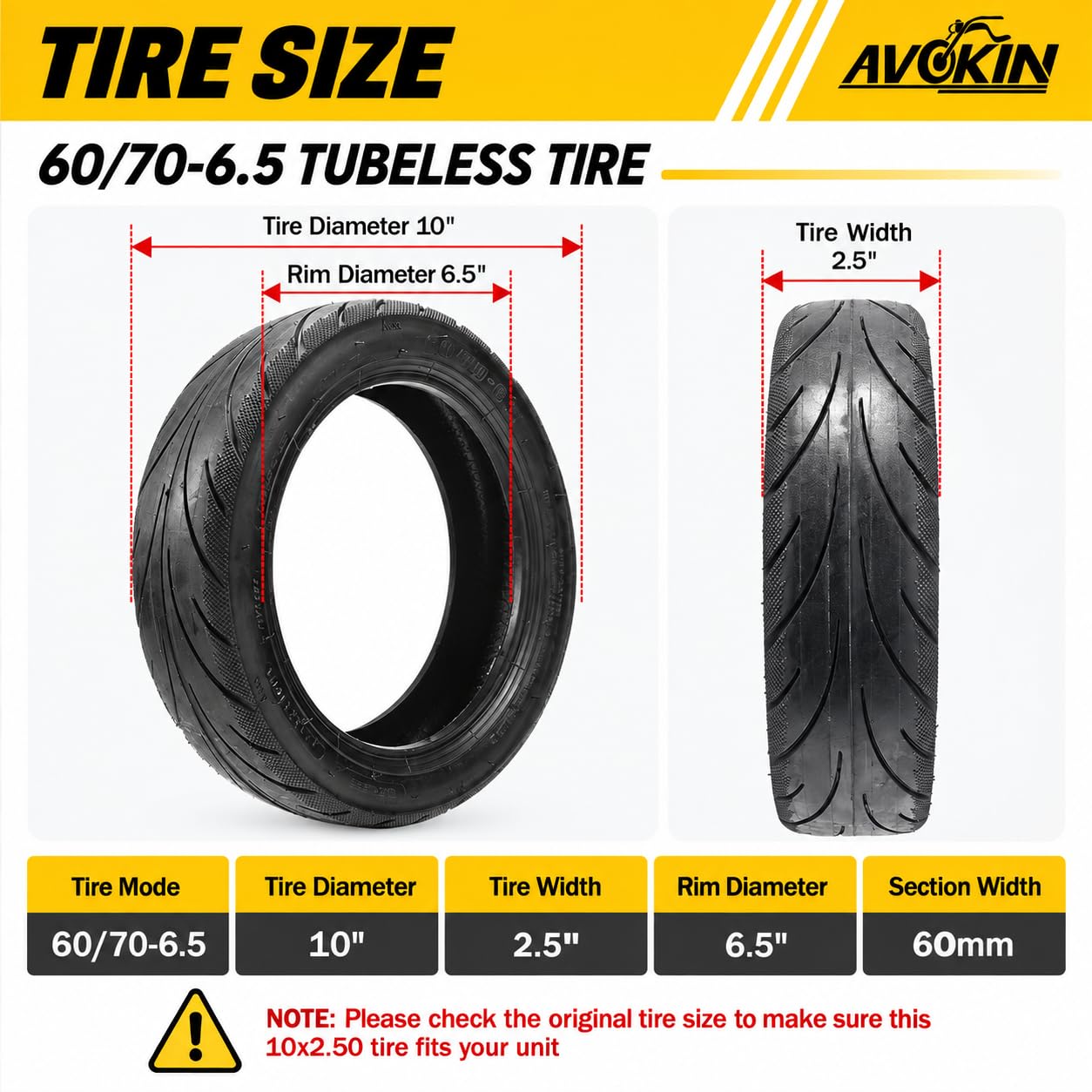 AVOKIN close-up of tread pattern demonstrating improved wet grip
